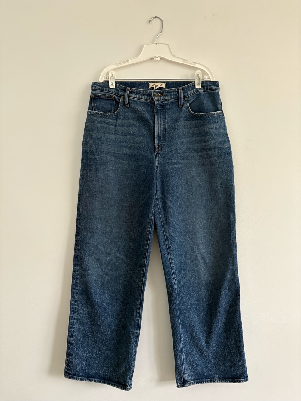 Madewell Perfect Wide Leg Vintage Jean Harvey Wash Size 31